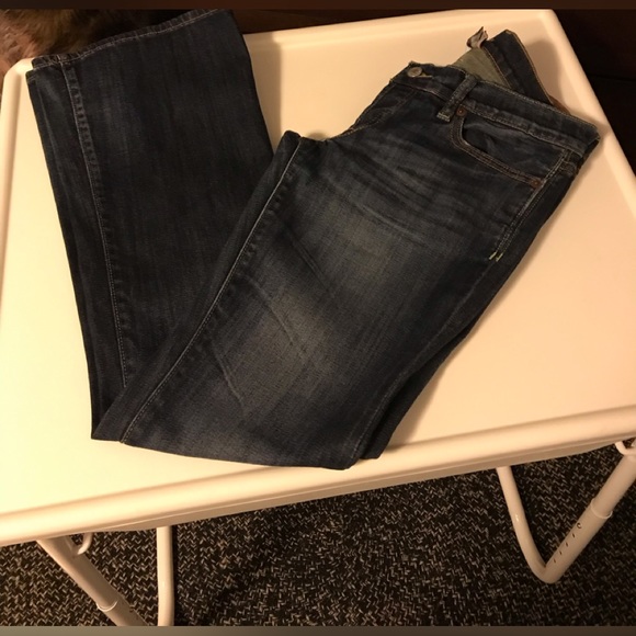 LUCKY BRAND JEANS WOMENS SHORT INSEAM SIZE 2 X 26 FLARED LEGS TWO BUTTON FLY - Picture 7 of 16